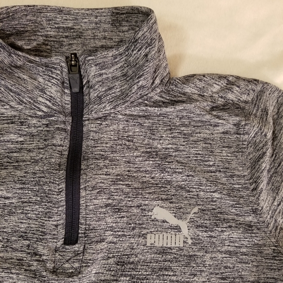 $15 Boys Puma 1/4 zip shirt - Medium 10-12 - Picture 3 of 6